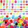 120 Pieces Self Hinge Plastic Hair Clips Hair Barrettes for Girls Multi Coloured Flower, Candy, Fish 80s 90s Mini Cartoon Design Barrettes Pins for Toddler Girls