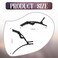 MTLEE 80 Pack Alligator Wide Teeth Hair Sectioning Clips for Women Home Styling (Black)
