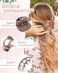 6 PCS Flat Hair Clips for Women Medium Non-slip Flat Claw Clip Strong Grip Hair Claw Clips Hair Barrettes for Thin Hair (Light Brown+Dark Brown+Light Brown+Dark Brown+Off-White+Chestnut)
