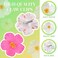 27 Pcs Hawaiian Flower Hair Clips, Hibiscus Foam Hair Accessories Clip for Women, Hawaii Tropical Party Supplies, Vacation Outfit Bridal Wedding Party Decorations, 3.15-3.54 Inch