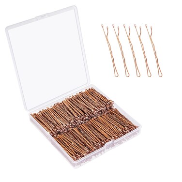 Bobby Pins, 360 Pcs Bobby Pins Rose Gold, 2 Inch Premium Bobby Pin, Secure Hold Bobby Pins with store box, Hair Pins for Kids, Girls and Women