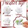BBTO 21 Pieces Flower Hair Clips - Rose Hair Clips &amp; Barrettes for Women - Flower Hair Accessories - Boho Bride Claw Clip Hairpin Brooch Pin Headpiece for Wedding (White, Large, Medium, Small)