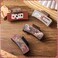 8 Pcs Western Hair Claw Clips Gifts Leather Highland Cow Print Large Hair Claw Clips Western Accessories for Women Long Short Hairstyle Christmas Present(Highland)