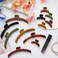 Tigeen 12 Pieces 4.7 Inch Hair Clips 1.8 Inch Claw Clips Set for Thick and Thin Hair 2 Styles Non Slip Strong Big and Small Claw Hair Clips with Double Row Teeth for Women, 6 Colors