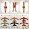 Tigeen 12 Pieces 4.7 Inch Hair Clips 1.8 Inch Claw Clips Set for Thick and Thin Hair 2 Styles Non Slip Strong Big and Small Claw Hair Clips with Double Row Teeth for Women, 6 Colors