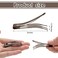 Chinco 24 Pcs 2 Inch Brown Double Grip Hair Clips Metal Barrettes Accessories for Women Hair Making, Salon Supplies