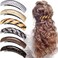 WILLBOND 6 Pcs Hair Barrettes for Women Hair Clips Womens Accessories Large French Pin Retro Clasp, 6 Colors(Elegant Pattern)