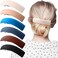 6 Pieces Women's Hair Barrettes Hair Clips Hair Accessories Large French Hair Pin Retro Hair Clasp, 6 Colors (Solid Pattern)