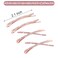 12 Pieces Rhinestone Bobby Pins Decorative Fancy Crystal Hair Clips Shiny Metal X Shaped Barrettes Bling Diamond Wedding Bridal Shower Hair Accessories for Women Ladies Girls (Rose Gold)