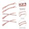 12 Pieces Rhinestone Bobby Pins Decorative Fancy Crystal Hair Clips Shiny Metal X Shaped Barrettes Bling Diamond Wedding Bridal Shower Hair Accessories for Women Ladies Girls (Rose Gold)
