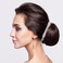 Dilunave 4 Pack Rhinestone Hair Accessories Hair Styling Clips Birds Nest Clip Glitter Bun Cover Claw Clips for Buns Ponytail Holder Accessories Gift for Women