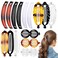 18 PCS Banana Hair Clips Classic Clincher Combs Fishtail Hair Clip Ponytail Hair Holder for Women Girls, 4 Styles