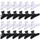 Hair Clips for Women,CIEHER 24 Pack Hair Clips for Styling Sectioning,Butterfly Hair Clips,Chip Clips,Hair Claw,Butterfly Hair Clamps（Black and White）
