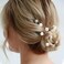 White Pearl Hair Clips and Barrettes Set - 30Pcs Mini Bobby Pins, Cute Pearl Hair Accessories for Women, Girls, Brides