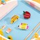 3 Pcs Pencil School Bus and Apple Hair Claw Clips Back to School Teacher Clips Cute Jaw Barrettes for Women Teachers Appreciation Gift Thick and Thin Hair Accessories