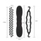Hair Bun Maker, Magic Hair Braiding Tool, 4/9 Pieces Hair Styling Accessories, Ponytail Pull Through Tool, Topsy Tail Hair Tool for Women Girls(4 Pieces)