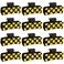 Rectangle Hair Clips - 12 Pcs Large Softball Hair Accessories for Girls, Women Players, and Team Gifts