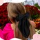 36 Pcs Big Hair Bows for Women Silky Satin Hair Bows Bulk Oversized Long Tail Black White Hair Bow Large Hair Ribbons Hair Clips Barrettes Large Metal Clips Bowknot Hair Accessories Gift