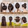 Crowye 1000 Pcs U-shaped Hair Pins Bulk for Buns 2.4 Inch Black Pins Waved Lady Bobby Pins Hair Accessories for Women with Storage Box