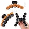 Halloween Hair Claw Clips Pumpkin Hair Clips Cute Pumpkin Design Claw Clips for Thick Hair Halloween Hair Accessories Non-slip Hair Barrettes for Women Girls