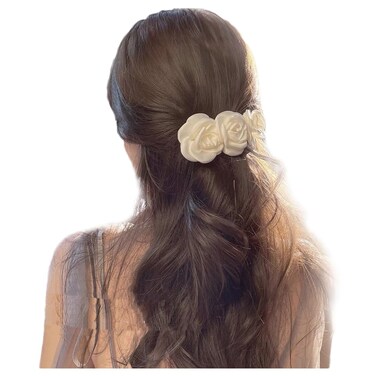 Hair clips Chanel's Style flower Barrettes Hair Bow Clip Hair Accessories for Women Girl Wedding Party Christmas