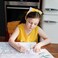 Hair Accessories for Teen Girls - Back to School Outfits with Hair Bow Clips, Pencil Headbands in Yellow for Students and Uniforms