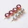 LALAFINA 3pcs Flamingo Crystal Pin Clips Rhinestone Hair Clips Elegant Accessories Acrylic Resin Hair Clips Styling Hair Barrettes Tools Hair Pins Decorative for Women Girls