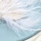 Latious Wedding Bride Flapper Feather Hair Comb White Crystal Bridal 1920s Hair Clip Fascinator Hair Accessories Prom Hair Jewelry for Women and Girls