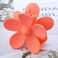 Flower Hair Claw Clips Large Flower Hair Clips Big Floral Hair Claw Clips Candy Acrylic Huge Claw Clip Matte Flower Hair Accessories Orange Cute Barrette Hair Headclip for Women