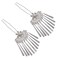 Japanese Fan Tassels Kimono Mini Hairpin, Cosplay Kanzashi Flower Hanfu Hair stick Christmas Hair Accessories Gift 1Pair