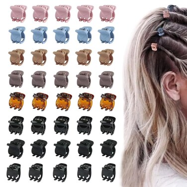 FRDTLUTHW Mini Hair Claw Clips Small Butterfly Hair Clips for Women Girls(Pack of 40)