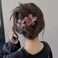 AIUPUOC Flower Hair Clips, Matte French Barrettes, Black Floral Hairpins, Claw Clamps, Non-Slip, Elegant Accessories for Women, Girls, Wedding, Summer Party Decorations, 4Pcs