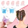 100 Pieces Butterfly Hair Clips with Box - Cute Mini Clips and Hair Accessories for Women (Jelly Color)