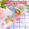 100 Pieces Butterfly Hair Clips with Box - Cute Mini Clips and Hair Accessories for Women (Jelly Color)