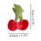 Cherry Claw Clips,Cellulose Acetate Hair Clips,Small Claw Clips for Women