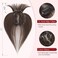 Human Hair Topper with Bangs for Women, 360&deg; Cover 3D Bangs Clip in Hair Toppers Hair Piece Dark Brown Clip on Fake Bangs Topper Hairpiece Hand-tied Silk Base Topper (Dark Brown)