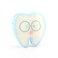 Novelty Acetate Tooth Hair Claw Clip, Cute Heart-Shaped Design