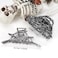 2Pcs Halloween Hair Clips Spider Web Black Ghost Hand Hair Clips Gothic Metal Claw Clips Strong Hold Nonslip for Thick or Thin Hair, Halloween Jaw Clips Accessories for Women