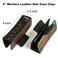 Tobeffect Hair Clips for Women, 4" Western Large Leather Claw Clips for Thick Long Hair, Aesthetic Cowgirl Stuff Gift for Women Girls, Strong Hold Hair Clips - 3 Count