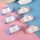 Bridesmaid Hair Claws Bachelorette 4.1 Inch Square Hair Clips Set of 8 Bridal Shower Rectangular Hair Claw Clips ideas Gift for Wedding Party Favors Bridesmaid Proposal Gifts (Dusty Blue)