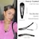 Snap Hair Clips for Women Water Drop Non Slip Hair Barrettes Heavy Coated Metal Hair Clips Accessory Mixed Color 20 PCS 1.89