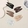 Snap Hair Clips for Women Water Drop Non Slip Hair Barrettes Heavy Coated Metal Hair Clips Accessory Mixed Color 20 PCS 1.89
