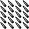 Snap Hair Clips for Women Water Drop Non Slip Hair Barrettes Heavy Coated Metal Black Hair Clips Accessory 20 PCS 1.89