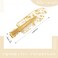 No Bend Glitter Hair Clips - Creaseless Setting Clips for Bridesmaid Gift, Proposal Box, Makeup Styling, and Sectioning