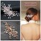 Wedding Hair Clip Handmade Rhinestone Bridal Hair Comb Wedding Hair Pieces For Brides Flower Girls Hair Accessories for Women Wedding