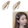 Rhinestone Skeleton Hand Hair Clip Skull Hair Clips for Women Halloween Cosplay Hair Barrettes Goth Hair Accessories for Women Girls Skeleton Bone Hair Clips Horror Hairpins