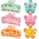 Hair Accessories Gift Set: Nonslip Big Cute Hair Claws, Medium Flower Hair Clips for Thick/Thin Hair, Hair Styling Accessories for Women/Girls