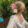 Large Claw Clips for Thick Hair - Strong Hold Nonslip Hawaiian Flower Hair Accessories, Banana Clip for Thin Hair