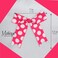Jumbo Bow Clip with Tails Large Polka Dot Hairbow, 1 Piece (Hot Pink)