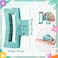 PANTIDE 4Pcs Easter Hair Claw Clips for Women Girls - Cute Bunny Peeps Rabbit Egg Rectangle Nonslip Banana Hair Clips, Thin Thick Short Long Curly Accessories, Easter Spring Party Birthday Gift